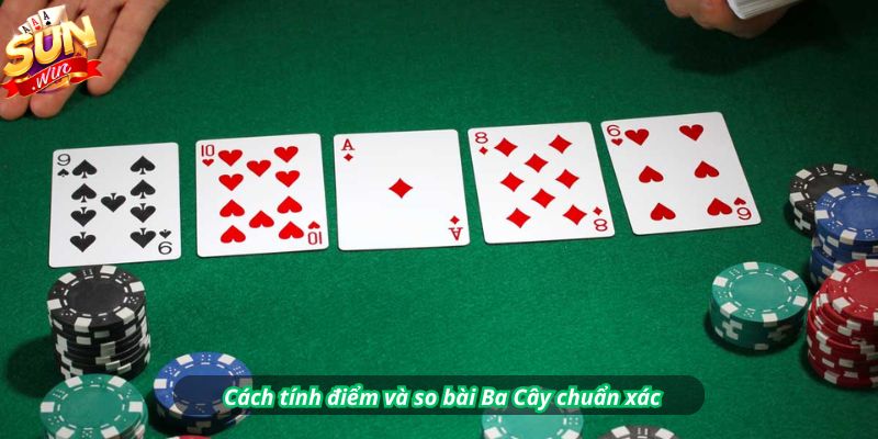 Cách tính điểm và so bài Ba Cây chuẩn xác