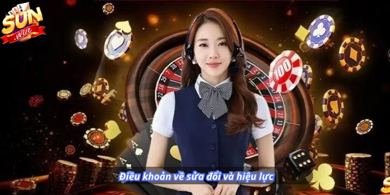Điều khoản về sửa đổi và hiệu lực