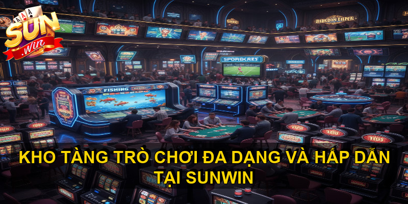 Kho tàng trò chơi đa dạng và hấp dẫn tại SUNWIN
